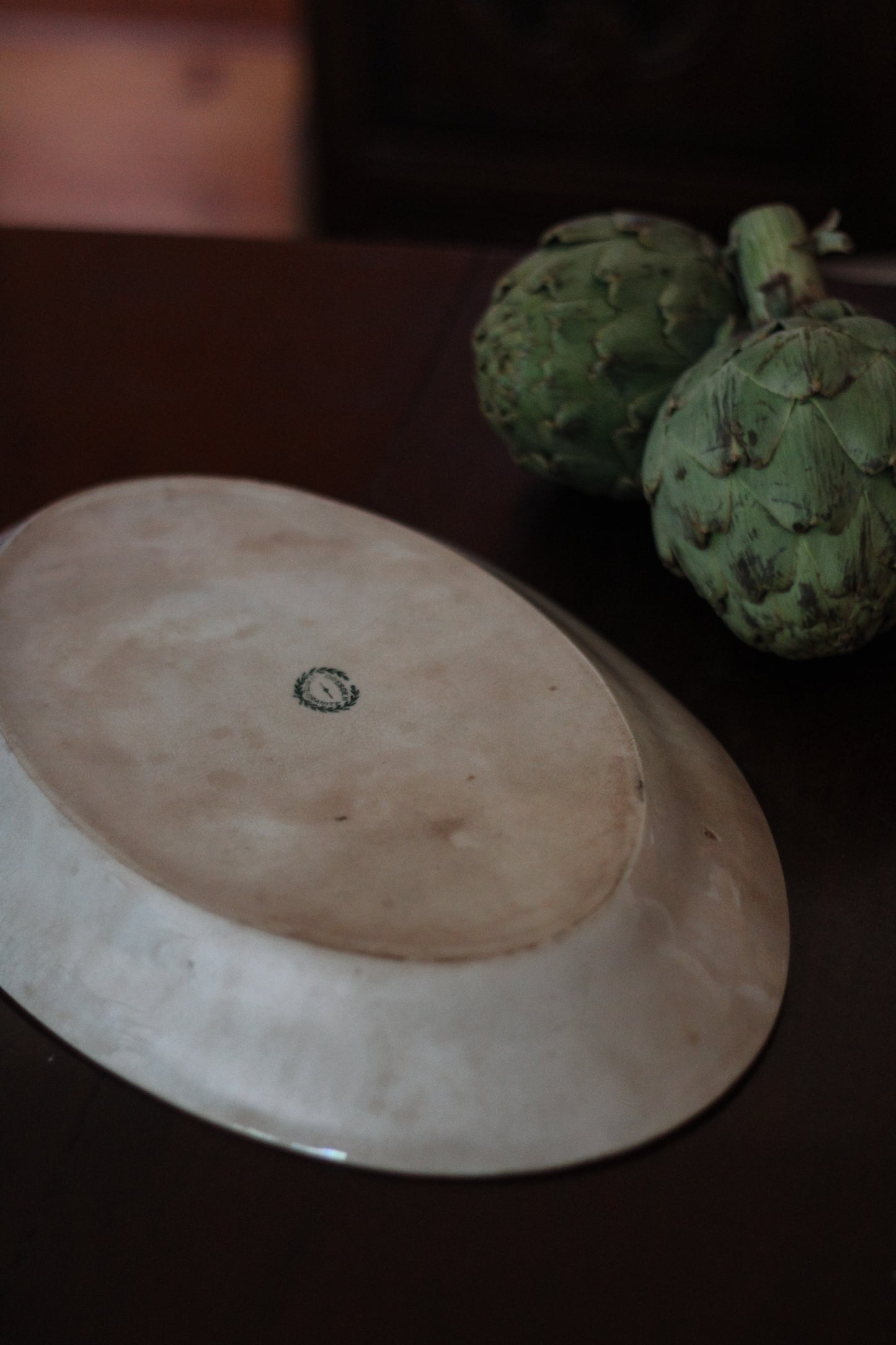 Antique “Dresden” Ironstone Platter