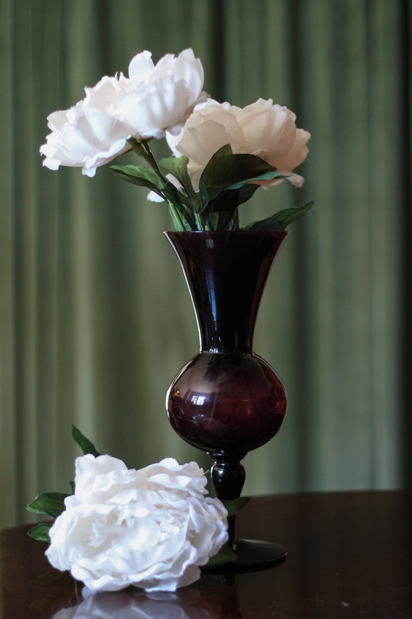 Early American Amethyst Vase
