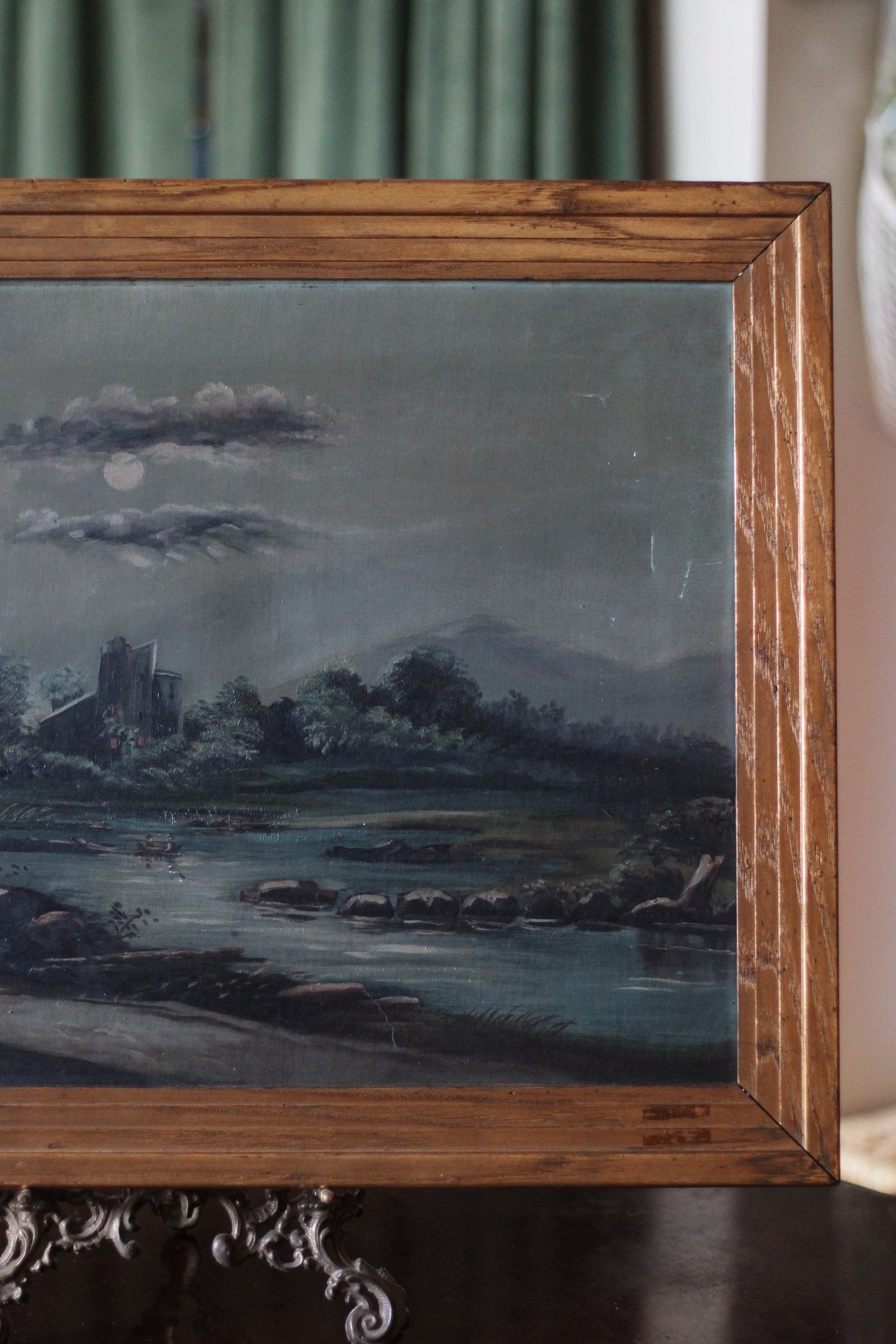 Antique Oil on Canvas Painting