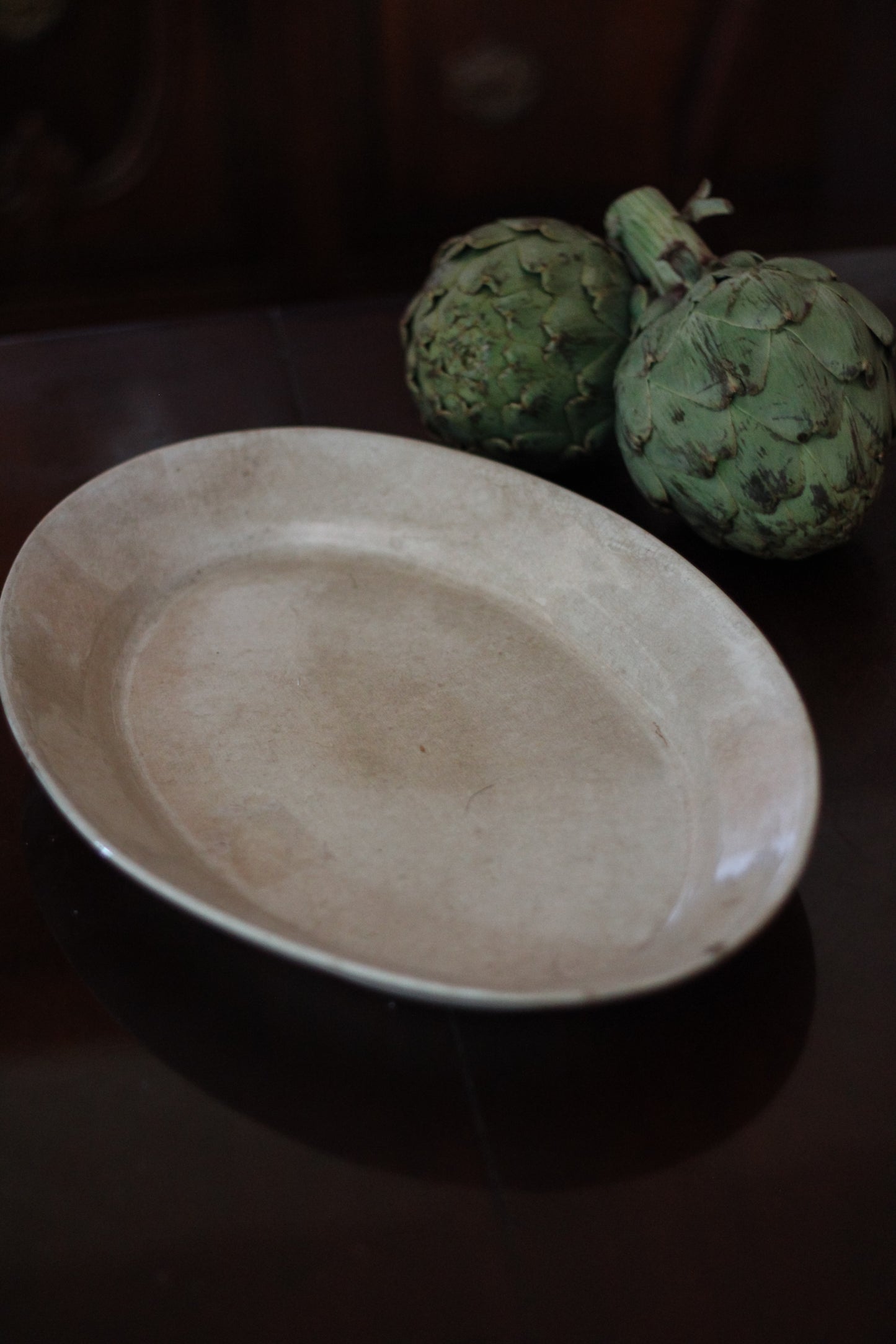 Antique “Dresden” Ironstone Platter