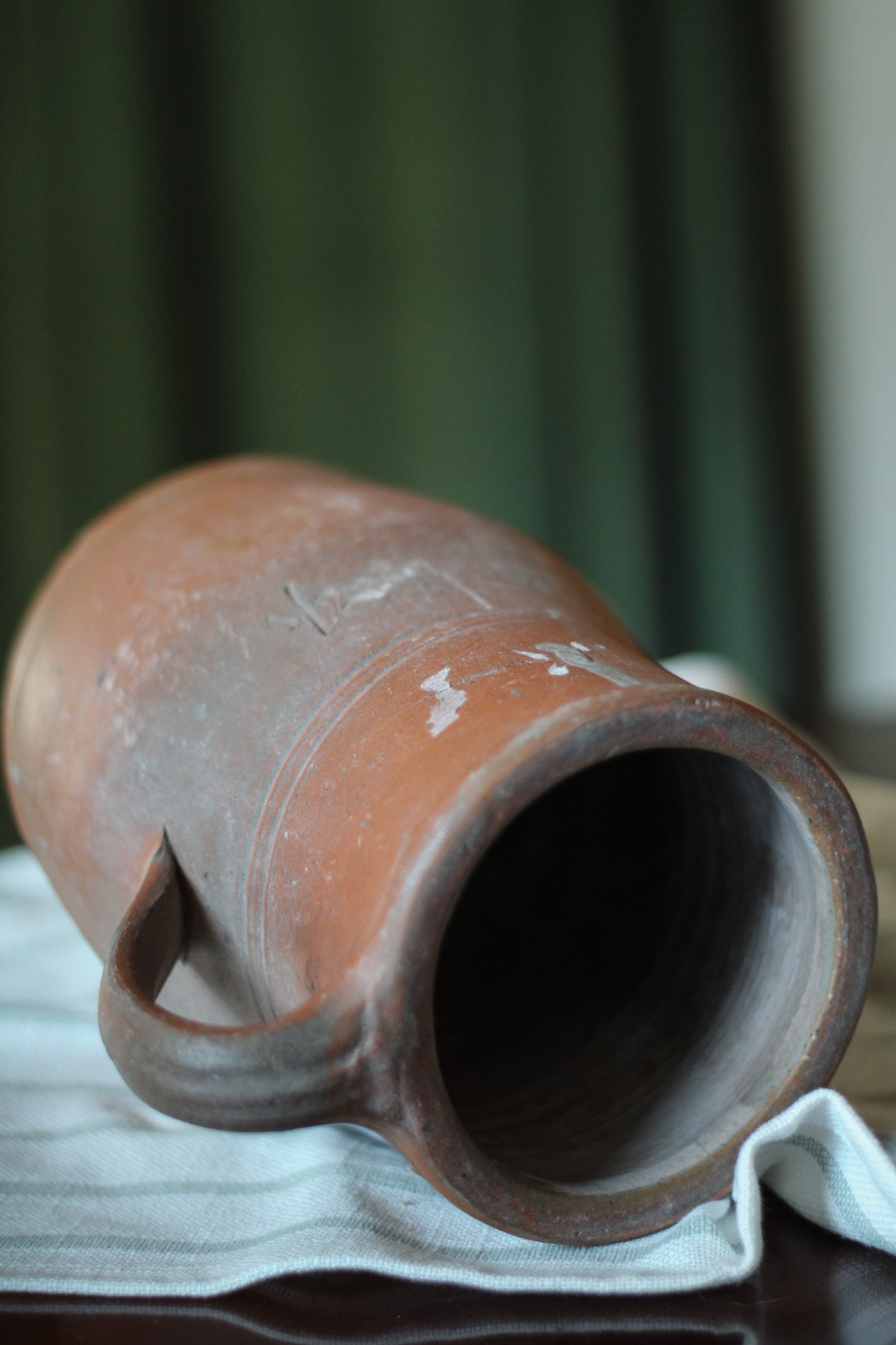 Antique French Terracotta Jug