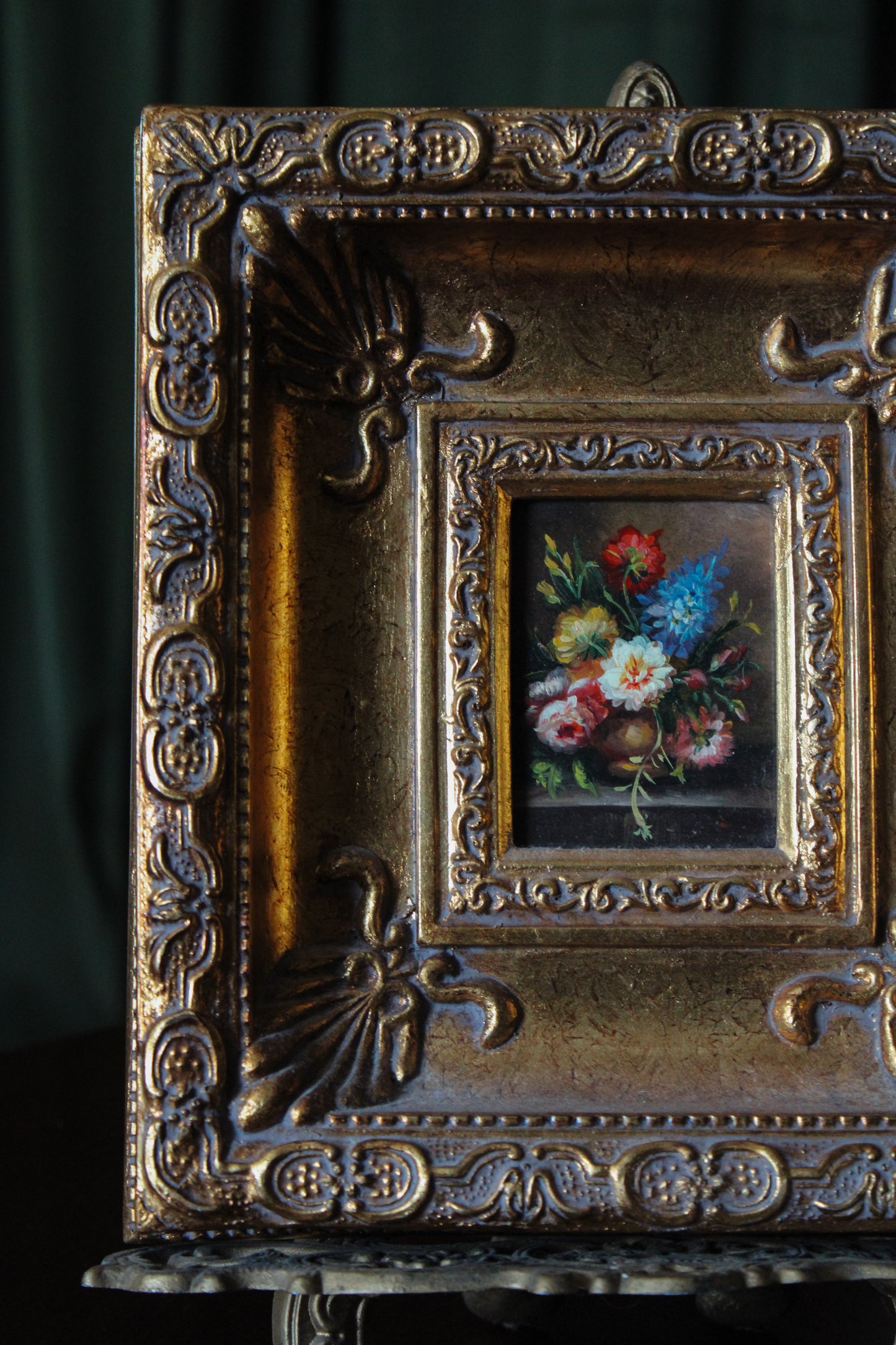 Mini Floral Oil on Board