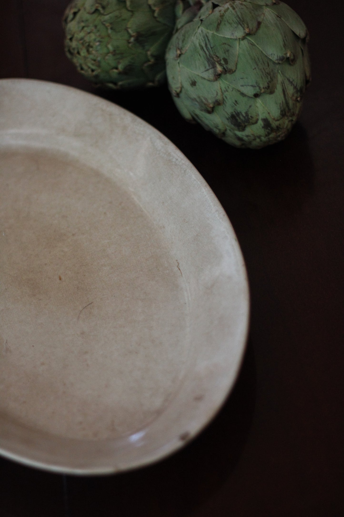 Antique “Dresden” Ironstone Platter