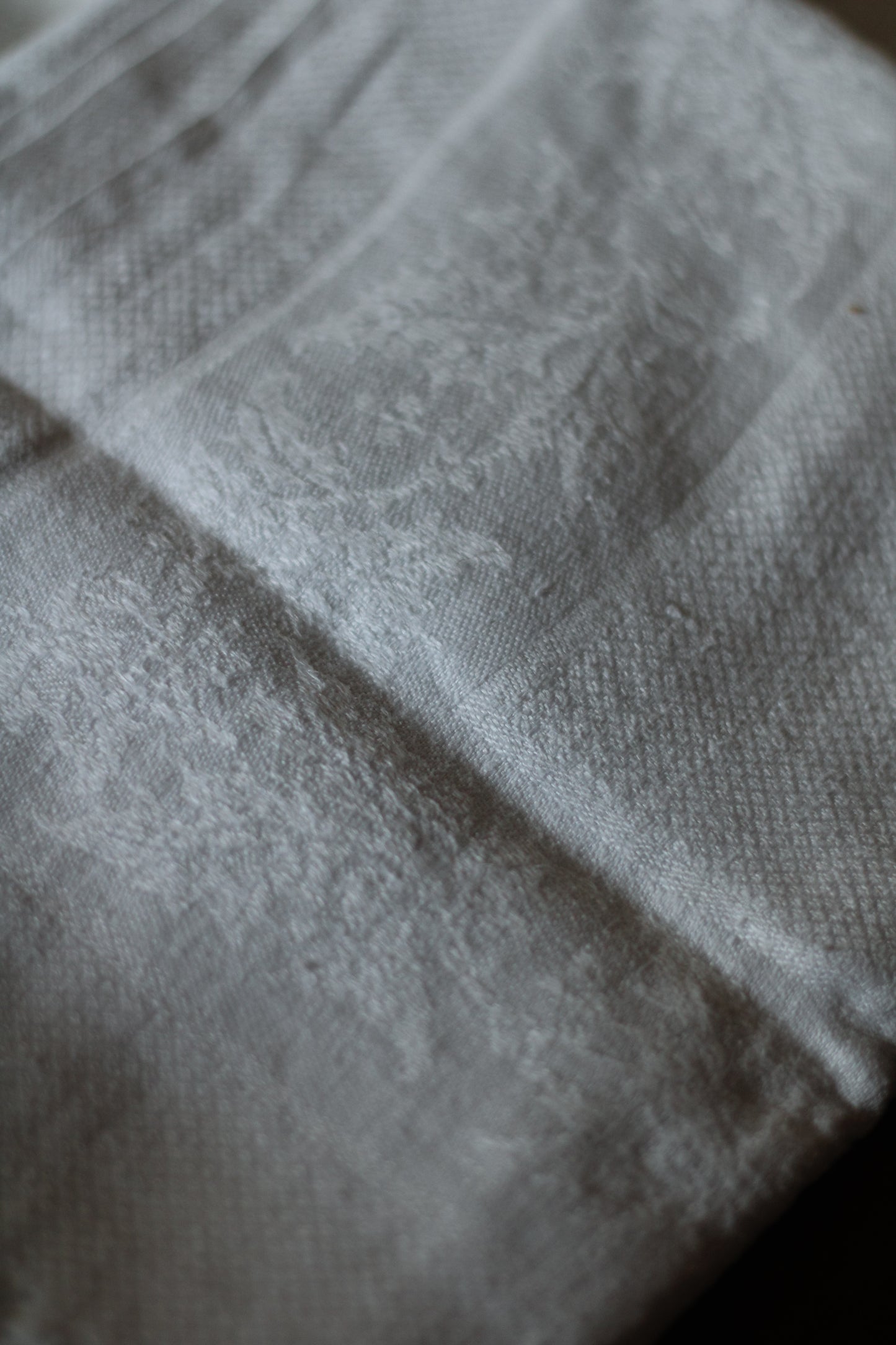 Vintage French “AM” Monogrammed Napkin