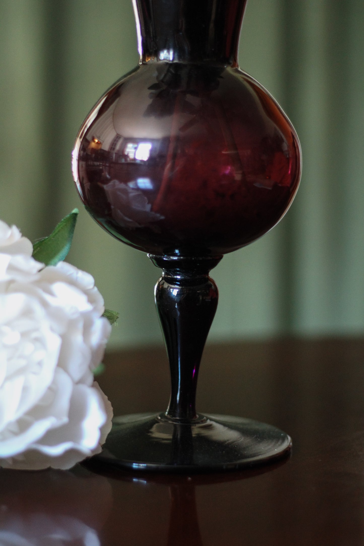Early American Amethyst Vase