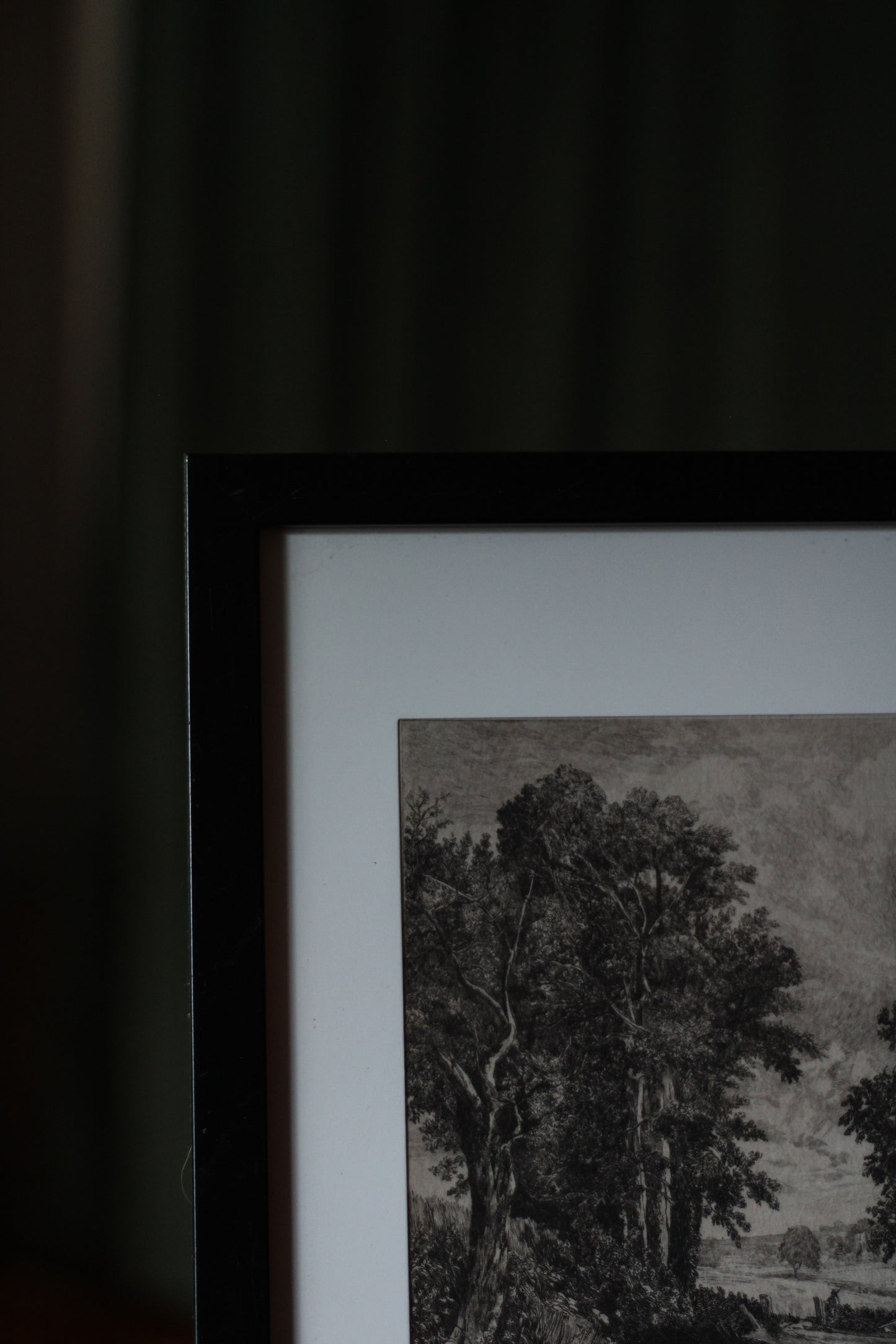 Antique “The Cornfield” Engraving After John Constable