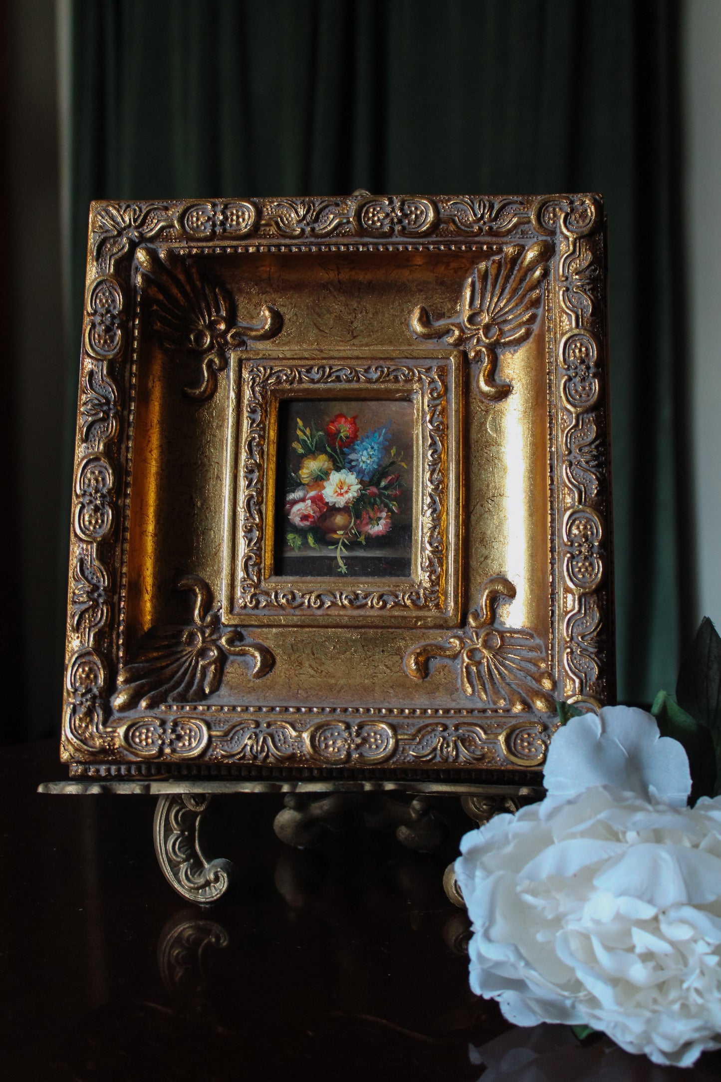 Mini Floral Oil on Board