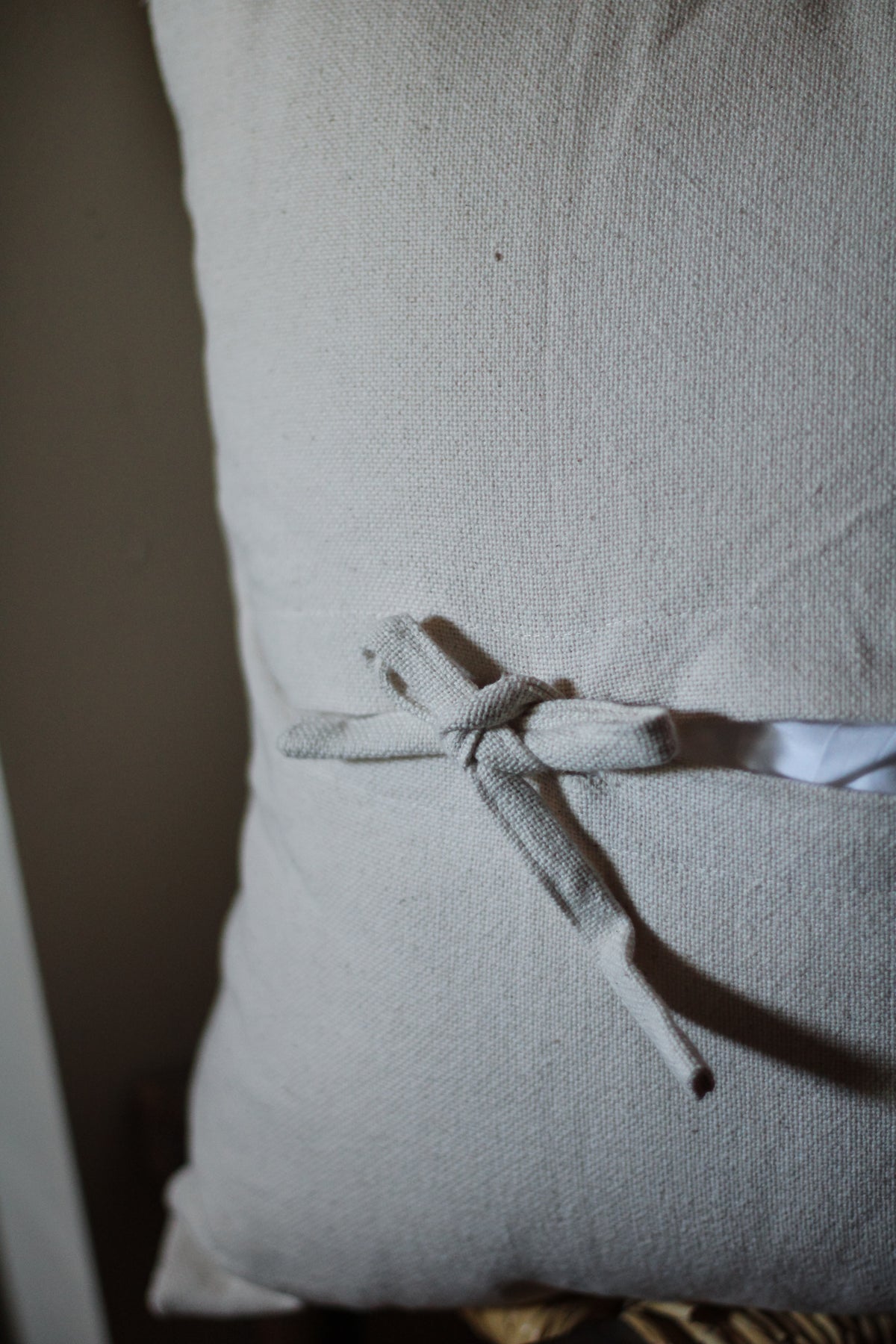 European Grain Sack Inspired Pillow
