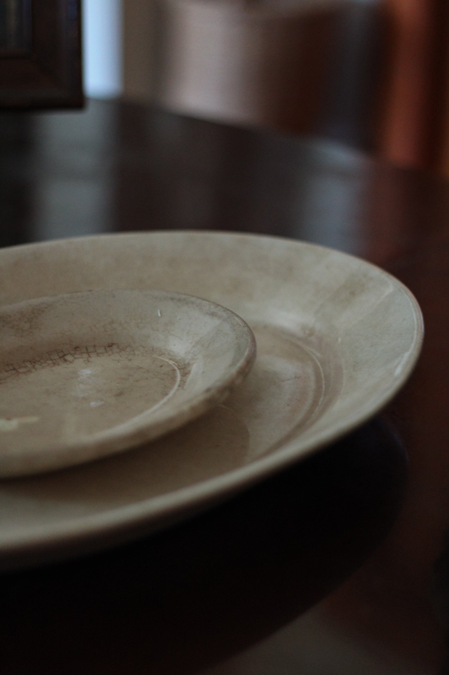 Small Antique Ironstone Platter