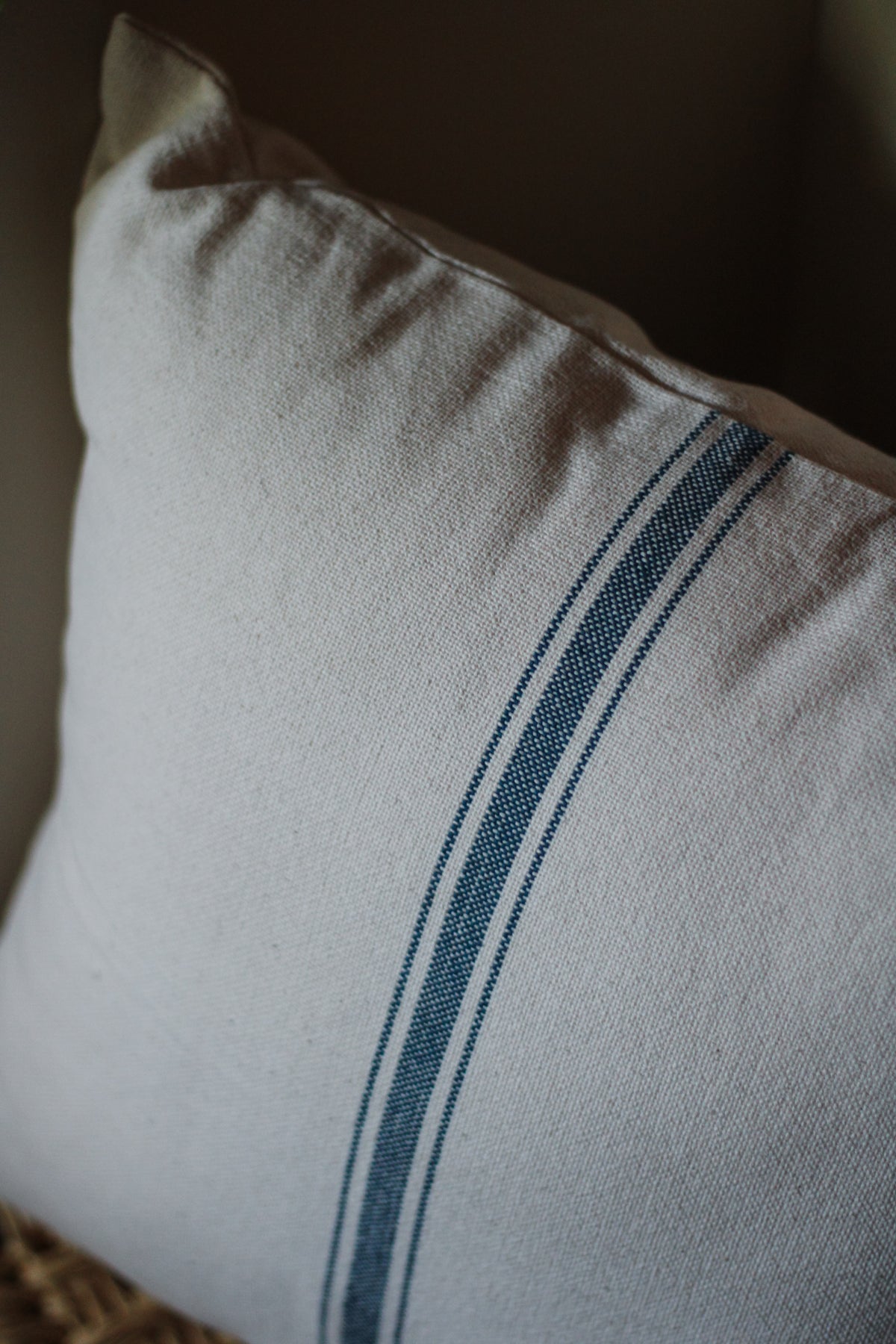 European Grain Sack Inspired Pillow