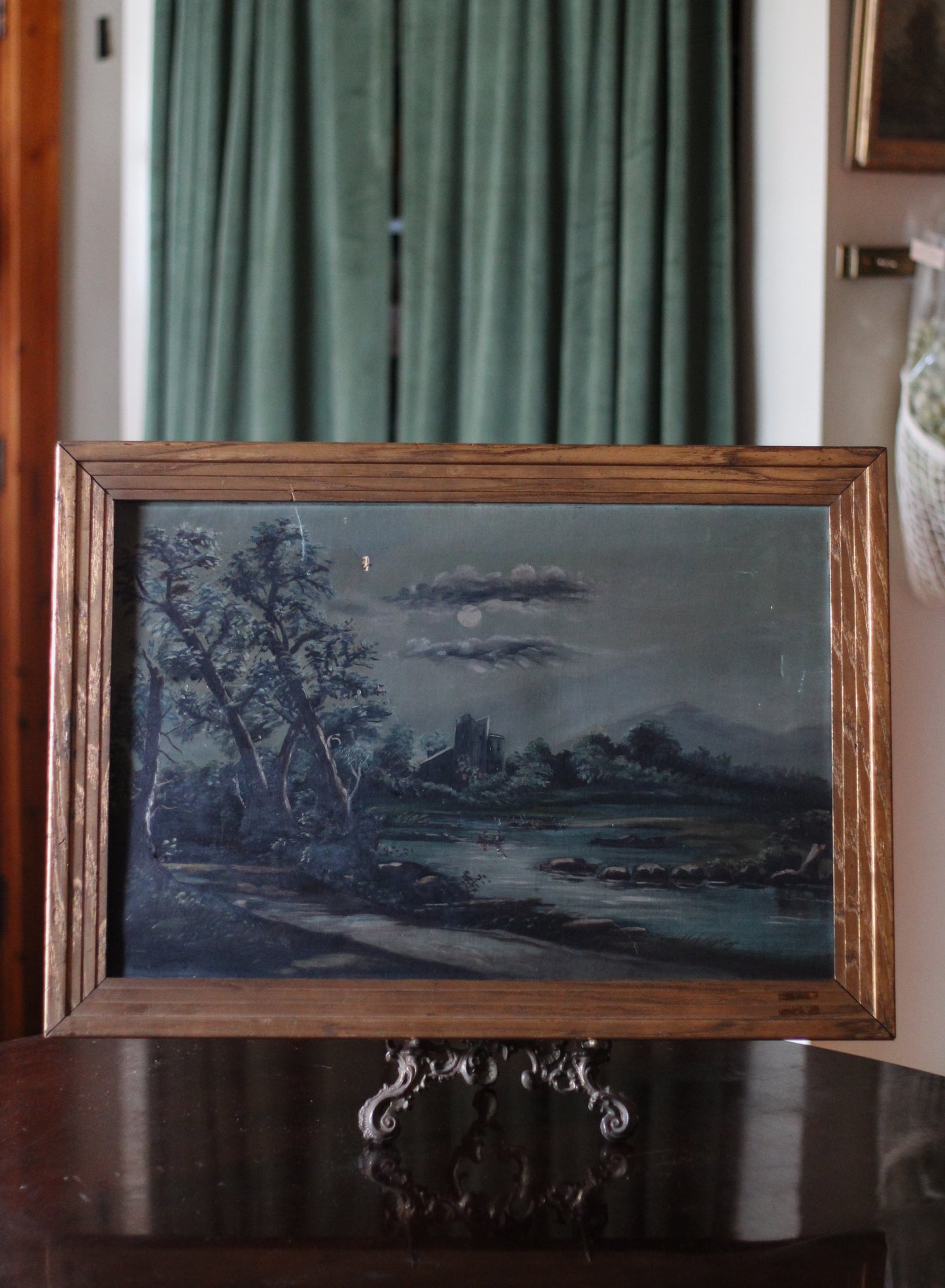 Antique Oil on Canvas Painting